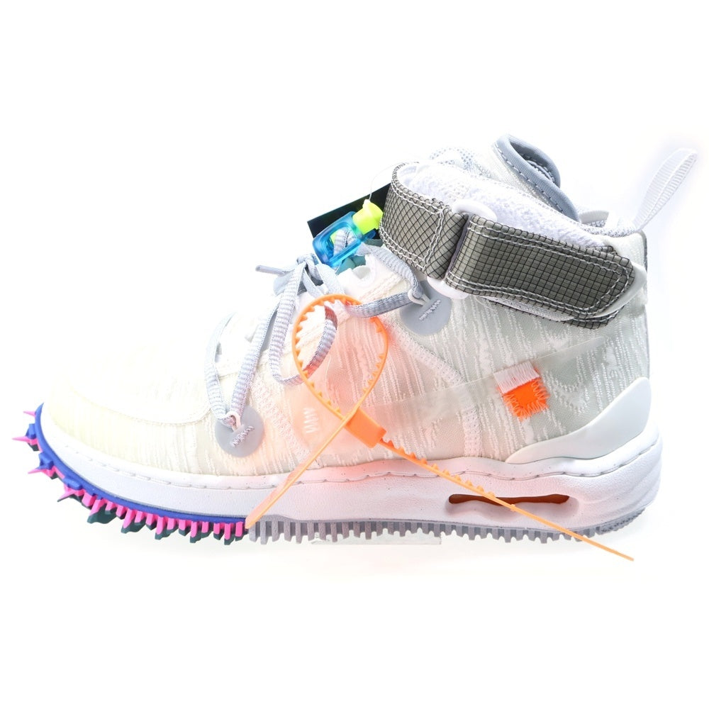 NIKE(ナイキ) ×OFF-WHITE AIR FORCE 1 MID SP DO6290-100 オフホワイト エアフォース1 ミッドカットスニーカー ホワイト US8/26cm