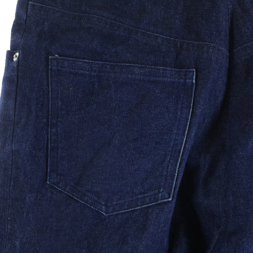 JOHN LAWRENCE SULLIVAN(ジョンローレンスサリバン) Rigid Denim Wide Pants リジッドデニムワイドパンツ スタック入りトラウザー インディゴ JLS-02-16