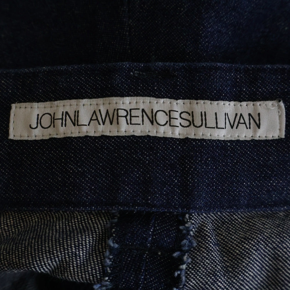 JOHN LAWRENCE SULLIVAN(ジョンローレンスサリバン) Rigid Denim Wide Pants リジッドデニムワイドパンツ スタック入りトラウザー インディゴ JLS-02-16