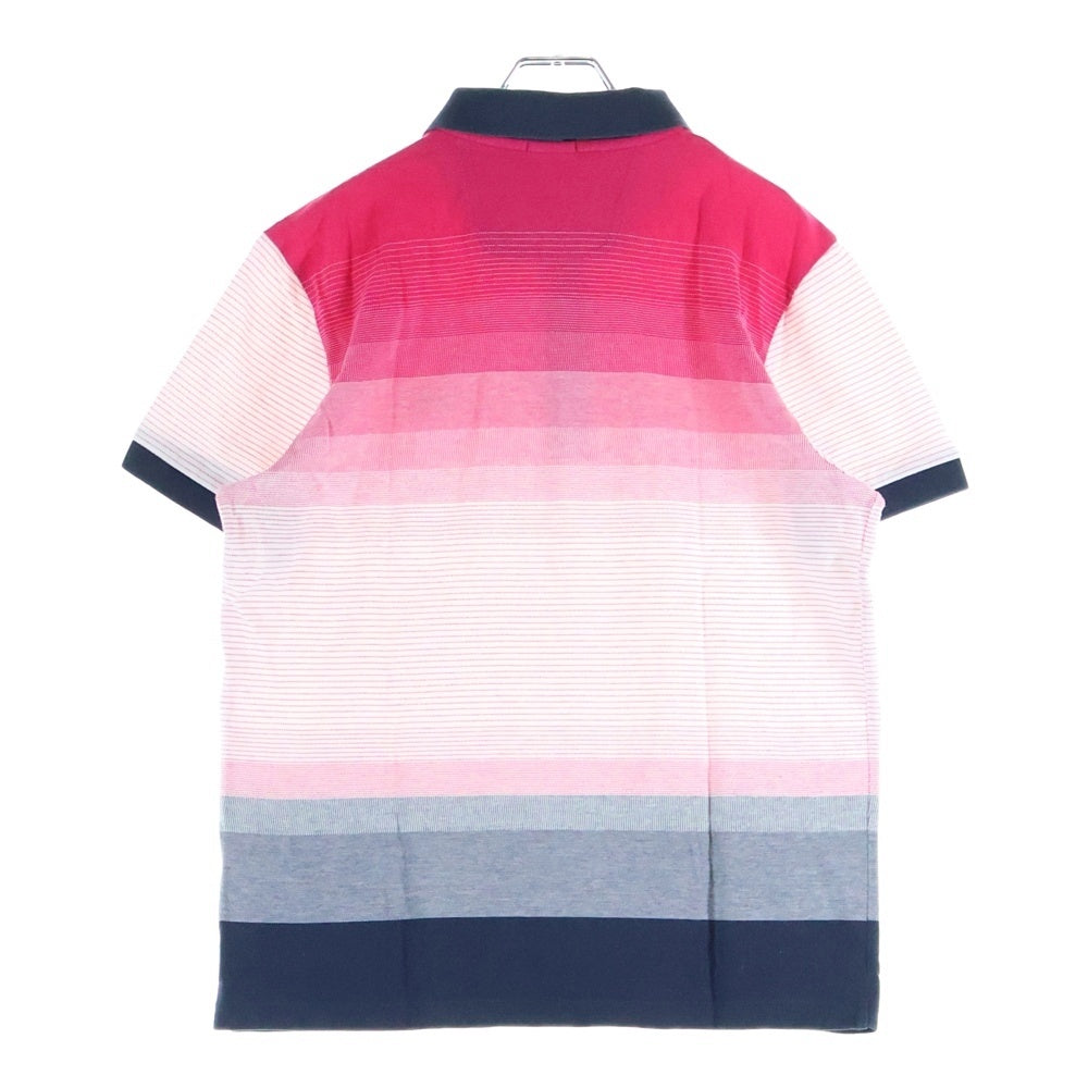 BOSS(ボス) Paule 6 スリムフィット 半袖ポロシャツ マルチカラー