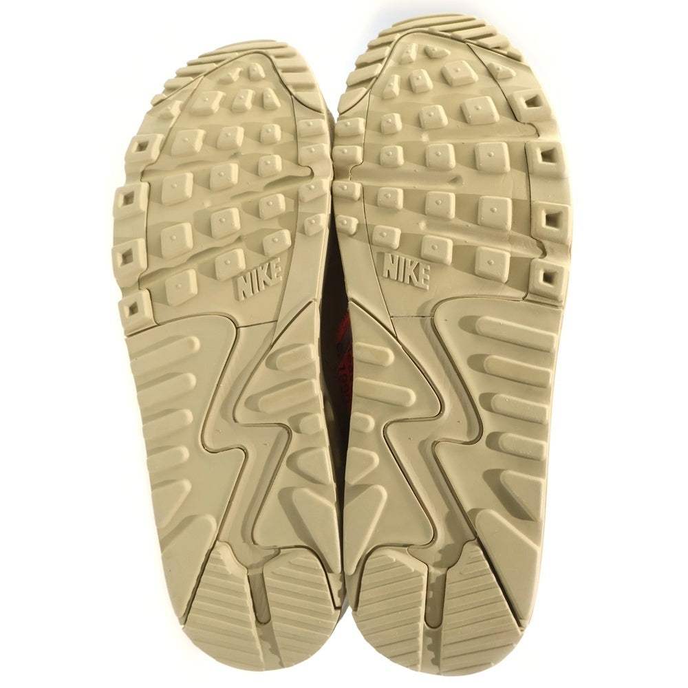 NIKE(ナイキ) ×OFF-WHITE THE 10 AIR MAX 90 DESERT ORE AA7293-200 オフホワイト エアマックス90 デザートオレ ローカットスニーカー ブラウン US10.5/28.5cm