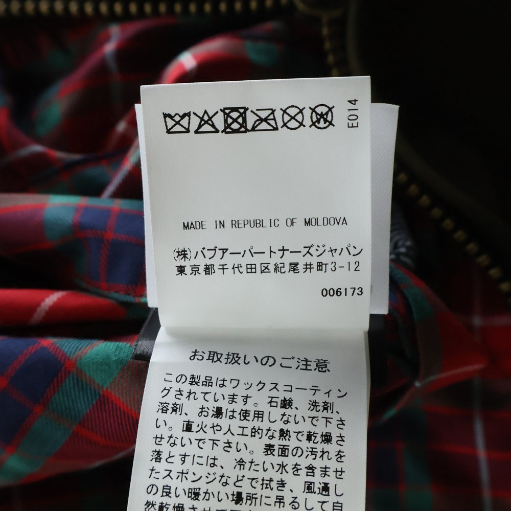 Barbour(バブアー) 25AW × Baracuta Porton Wax Jacket バラクラータ ポートン ワックス ジャケット ブルゾン 252MWX2237