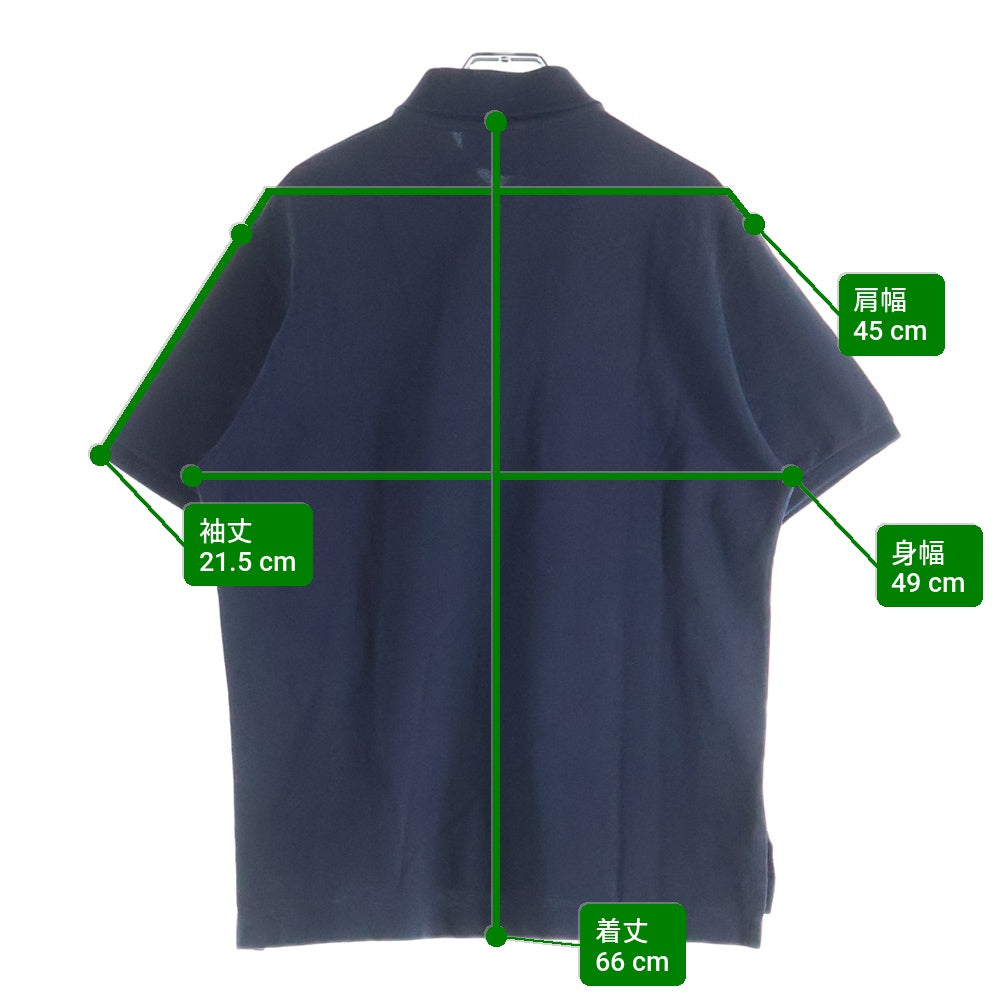 GUCCI(グッチ) ×adidas 1POINT Logo Shirt ×アディダス ワンポイントロゴ刺繍 半袖ポロシャツ ネイビー 700497 XJEL0