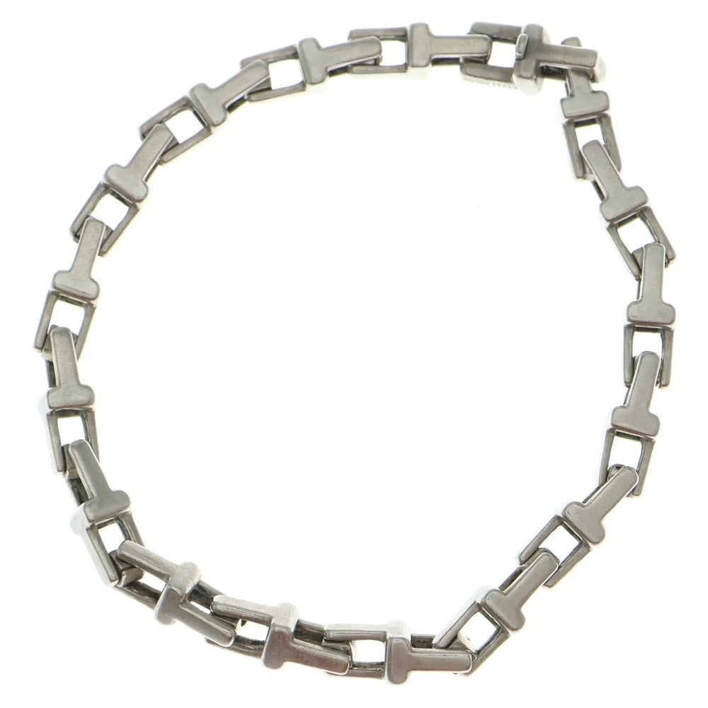 TIFFANY & Co.(ティファニー) Tナロー チェーン ブレスレット シルバー 7inch