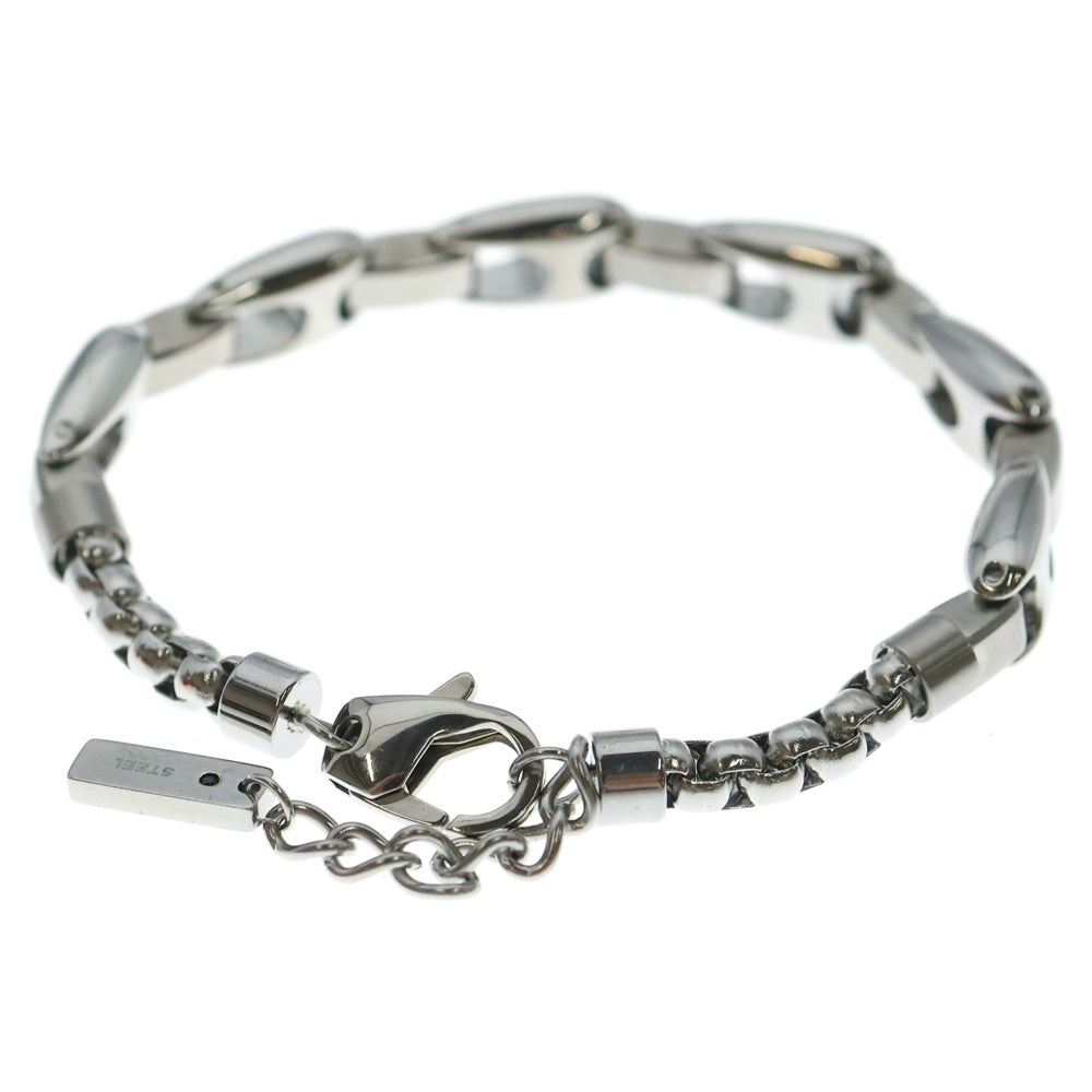 DIESEL(ディーゼル) シルバーロゴチェーンブレスレット