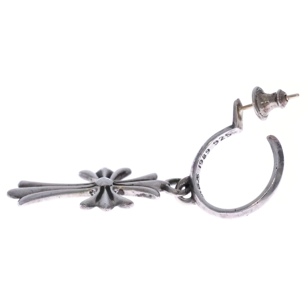 CHROME HEARTS(クロムハーツ) TINY CH CROSS タイニーCHクロス フープピアス シルバー BCA115