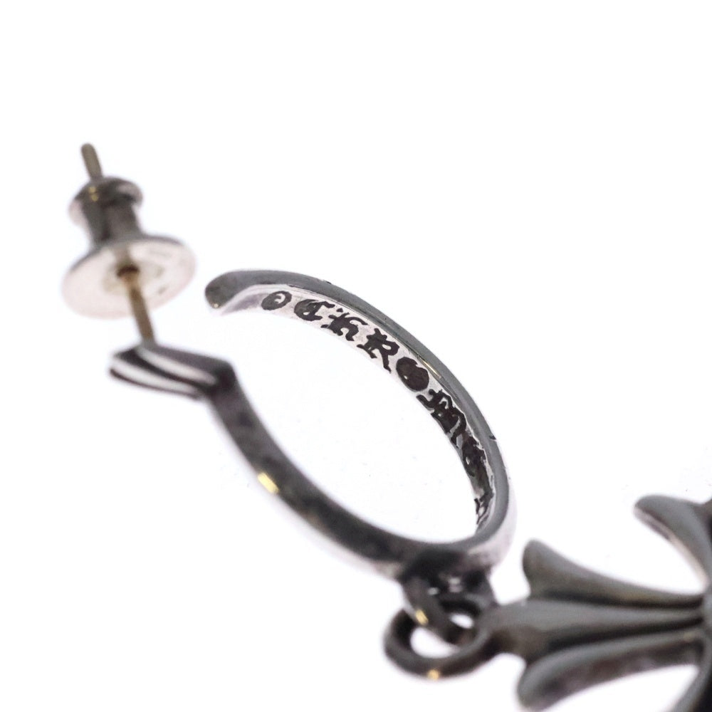 CHROME HEARTS(クロムハーツ) TINY CH CROSS タイニーCHクロス フープピアス シルバー BCA115