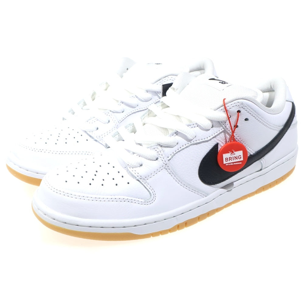 NIKE SB(ナイキエスビー) DUNK LOW ORANGE LABEL WHITE BLACK ダンク オレンジ ラベル ローカットスニーカー ホワイト/ブラック US11/29cm CD2563-101