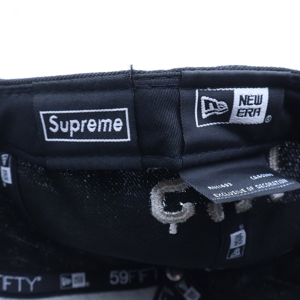 NEW ERA(ニューエラ) 20SS ×NEW ERA 59FIFTY $1M Metallic Box Logo ニューエラ ミリオンダラー ボックスロゴ キャップ 帽子 ブラック