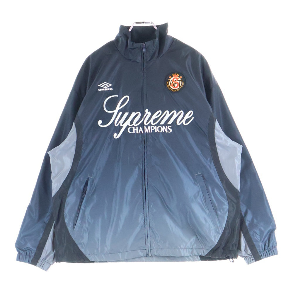 SUPREME(シュプリーム) 25AW × Umbro Gradient Track Jacket アンブロ ロゴエンブロイダリー グラデーション トラックジャケット ブラック