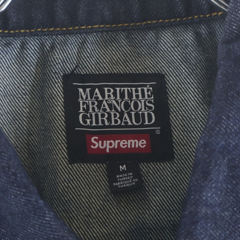 SUPREME(シュプリーム) 25SS Marithe + Francois Girbaud X-Seam Denim Trucker Jacket マリテフランソワジルボー トラッカー デニムジャケット インディゴ