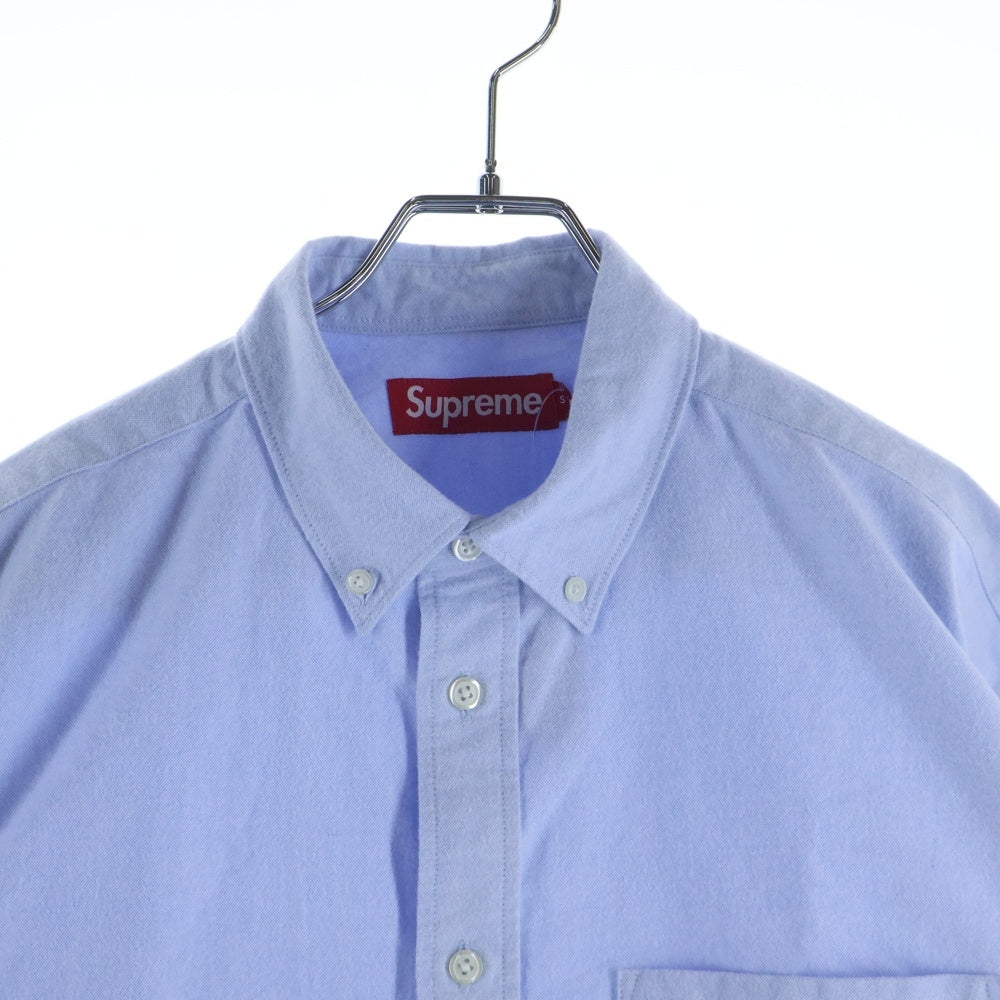 SUPREME(シュプリーム) 25AW Loose Fit Flannel Oxford Shirt ルーズフィット チェックフランネル 長袖オックスフォードシャツ ブルー