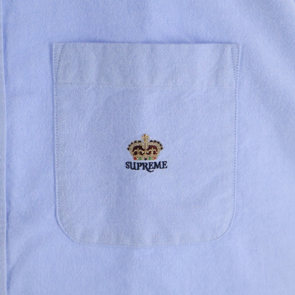 SUPREME(シュプリーム) 25AW Loose Fit Flannel Oxford Shirt ルーズフィット チェックフランネル 長袖オックスフォードシャツ ブルー
