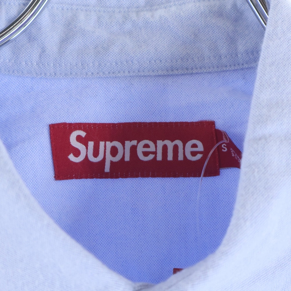SUPREME(シュプリーム) 25AW Loose Fit Flannel Oxford Shirt ルーズフィット チェックフランネル 長袖オックスフォードシャツ ブルー