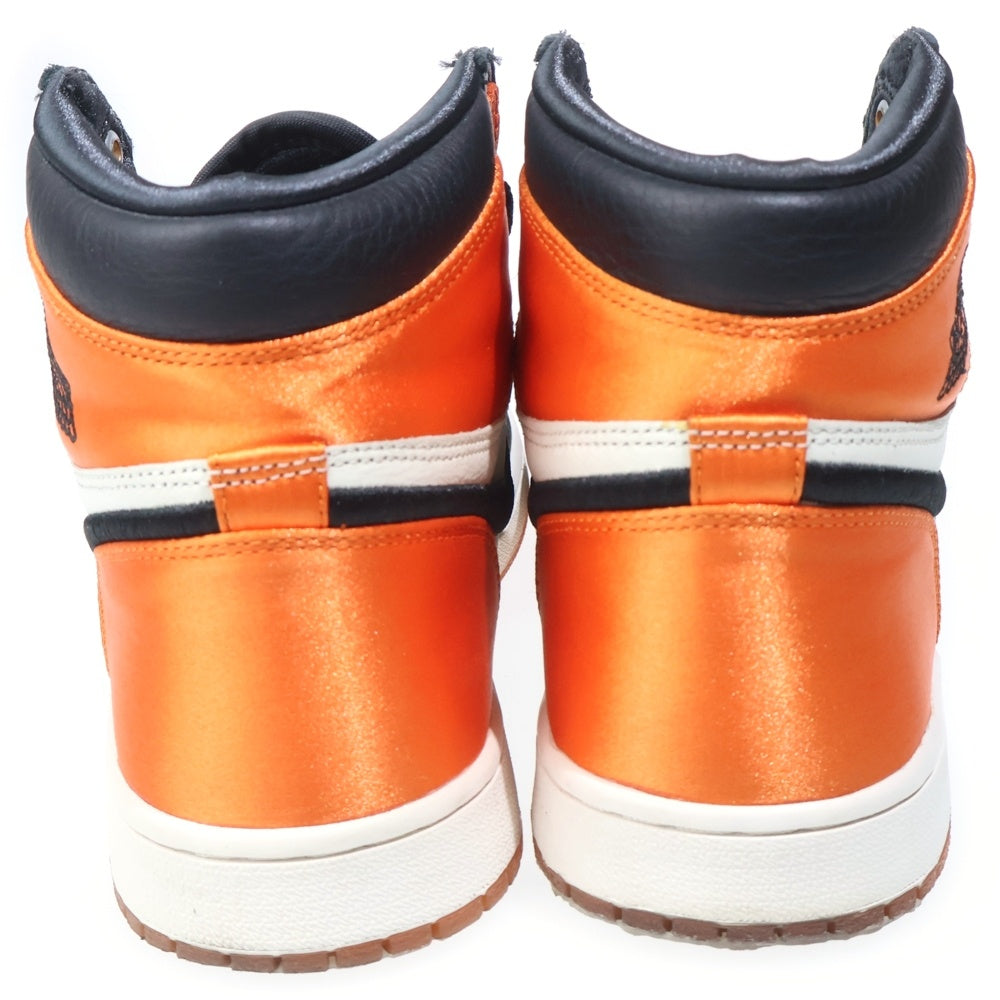 NIKE(ナイキ) WMNS AIR JORDAN 1 RE HI OG SL SATIN SHATTERED BACKBOARD AV3725-010 ウィメンズ エアジョーダン1 レトロ ハイカットスニーカー US W9.5/26.5cm レディース