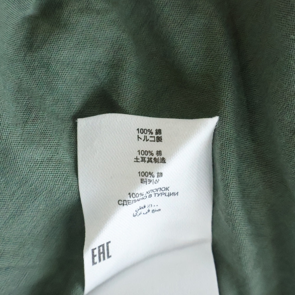 DRIES VAN NOTEN(ドリスヴァンノッテン) レイヤードロングスリーブTシャツ 長袖 カットソー コットン ブラック/グリーン