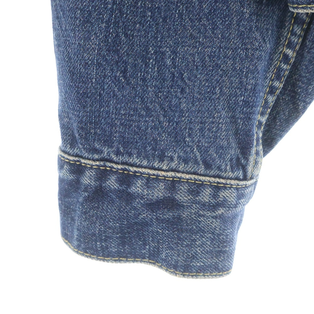Levi's(リーバイス) 90S VINTAGE ヴィンテージ 復刻 3nd 日本製 BIG E 両面ダブ デニム トラッカー ジャケット インディゴ 71557‐0214