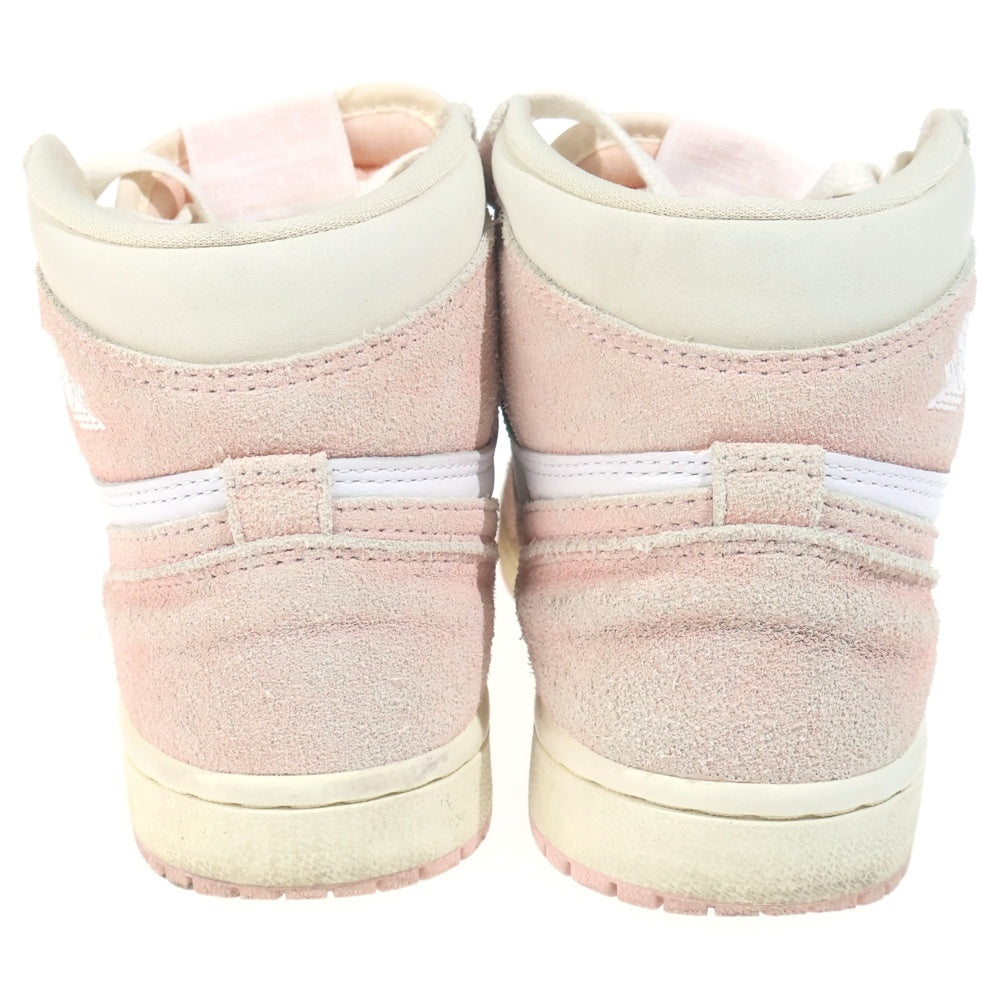 NIKE(ナイキ) WMNS AIR JORDAN 1 RETRO HIGH OG Washed Pink FD2596-600 ウィメンズ エア ジョーダン 1 レトロ ウォッシュドピンク ハイカットスニーカー US5/22cm レディース