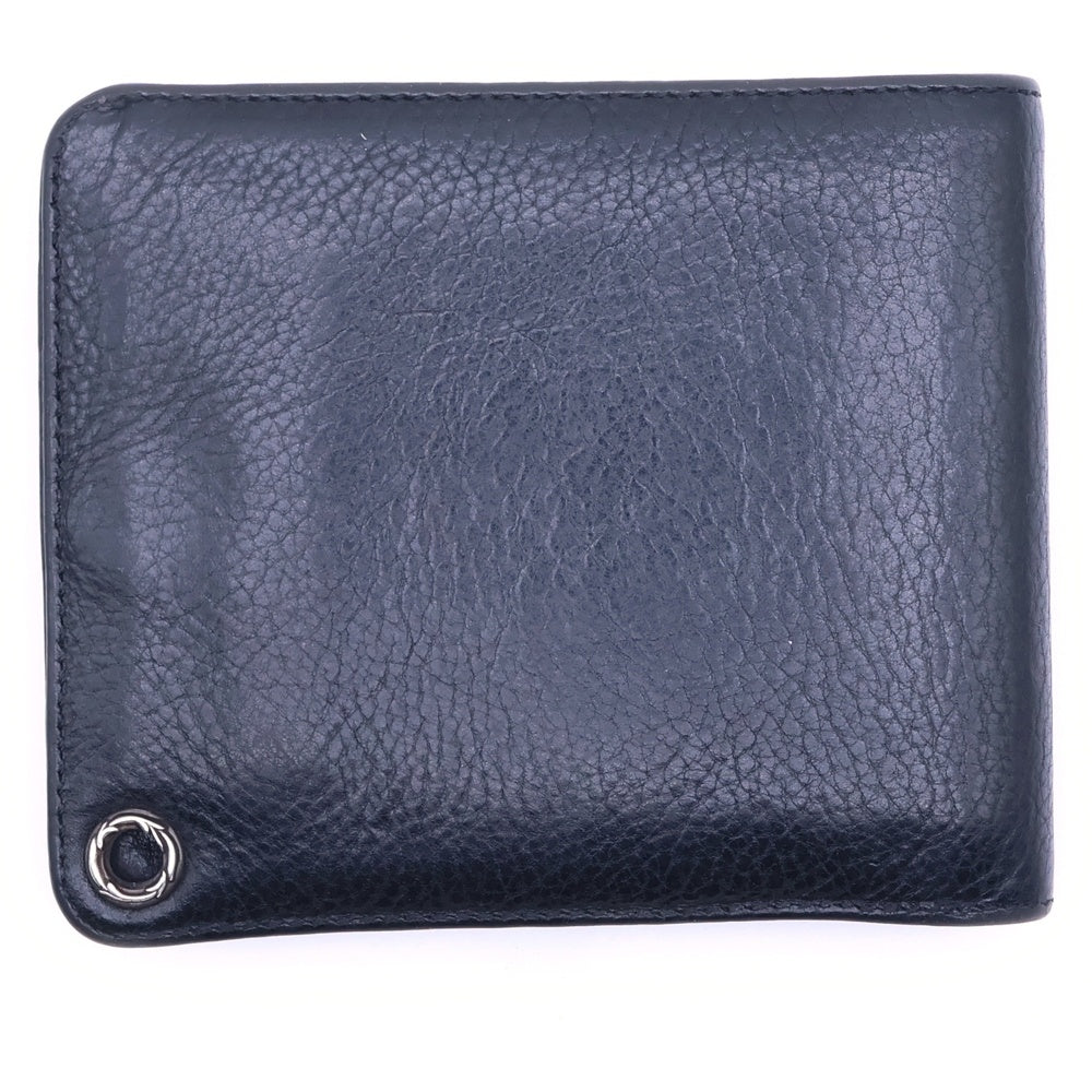 CHROME HEARTS(クロムハーツ) 1SNAP 1スナップ クロス ボールボタン レザーウォレット 財布 ブラック BCA361