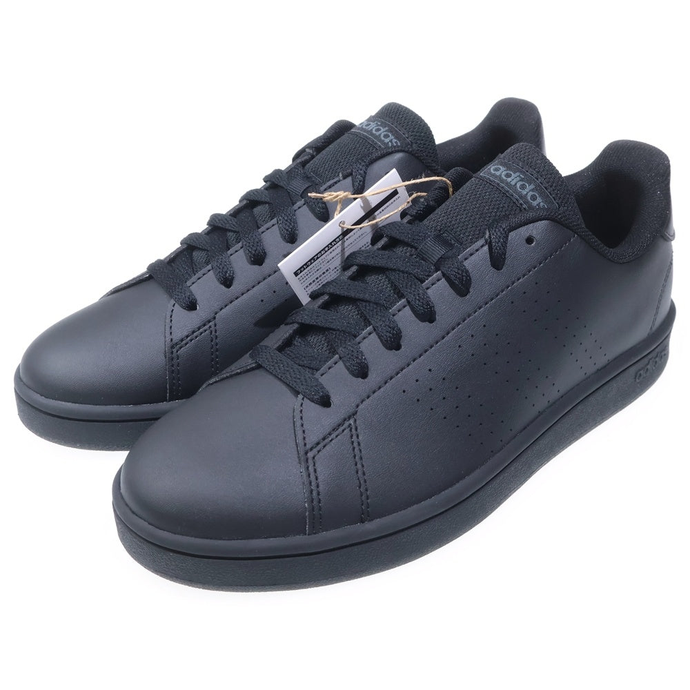 adidas(アディダス) ADVANCOURT BASE アドバンコート ローカットスニーカー シューズ ブラック US7.5/25.5cm GW9284