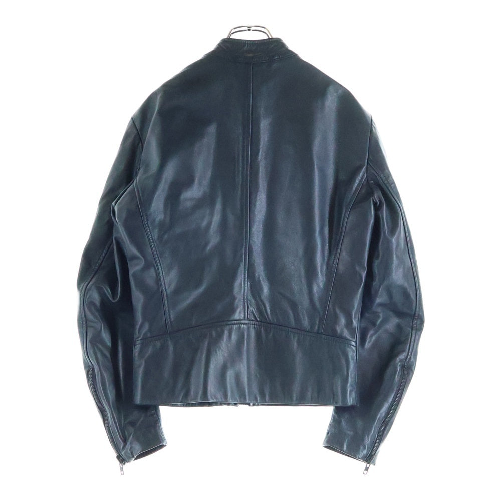 Maison Martin Margiela(メゾンマルタンマルジェラ) 11SS 八の字 ホースレザージャケット 馬革 5ZIPシングルライダースジャケット グレー 30AM18009883