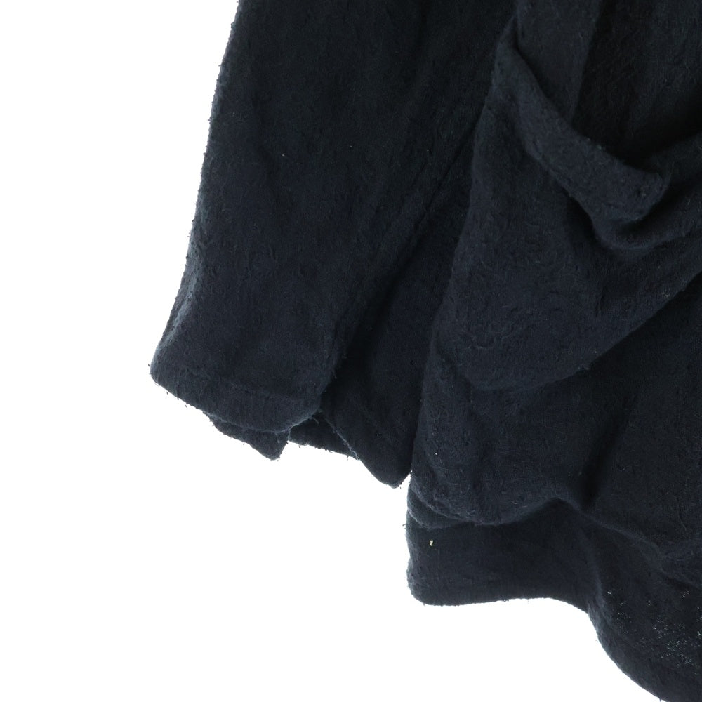 COMOLI(コモリ) 23SS シルクネックピエラジャケット カーディガン X01-01024 ブラック