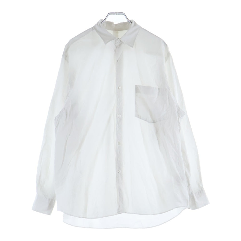 COMOLI(コモリ) 22AW コモリシャツ 長袖シャツ ホワイト U03-02001