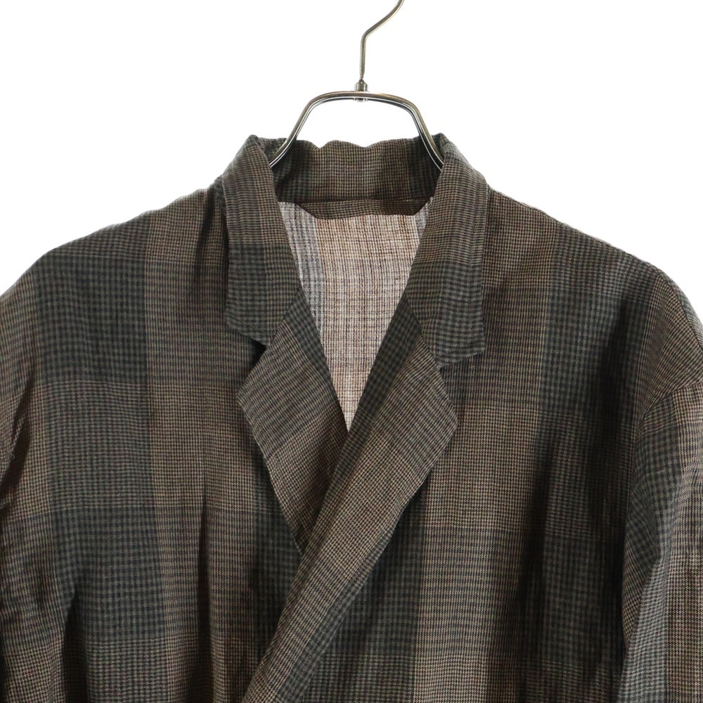 COMOLI(コモリ) 17AW ウールラミーチェックジャケット L03-01004