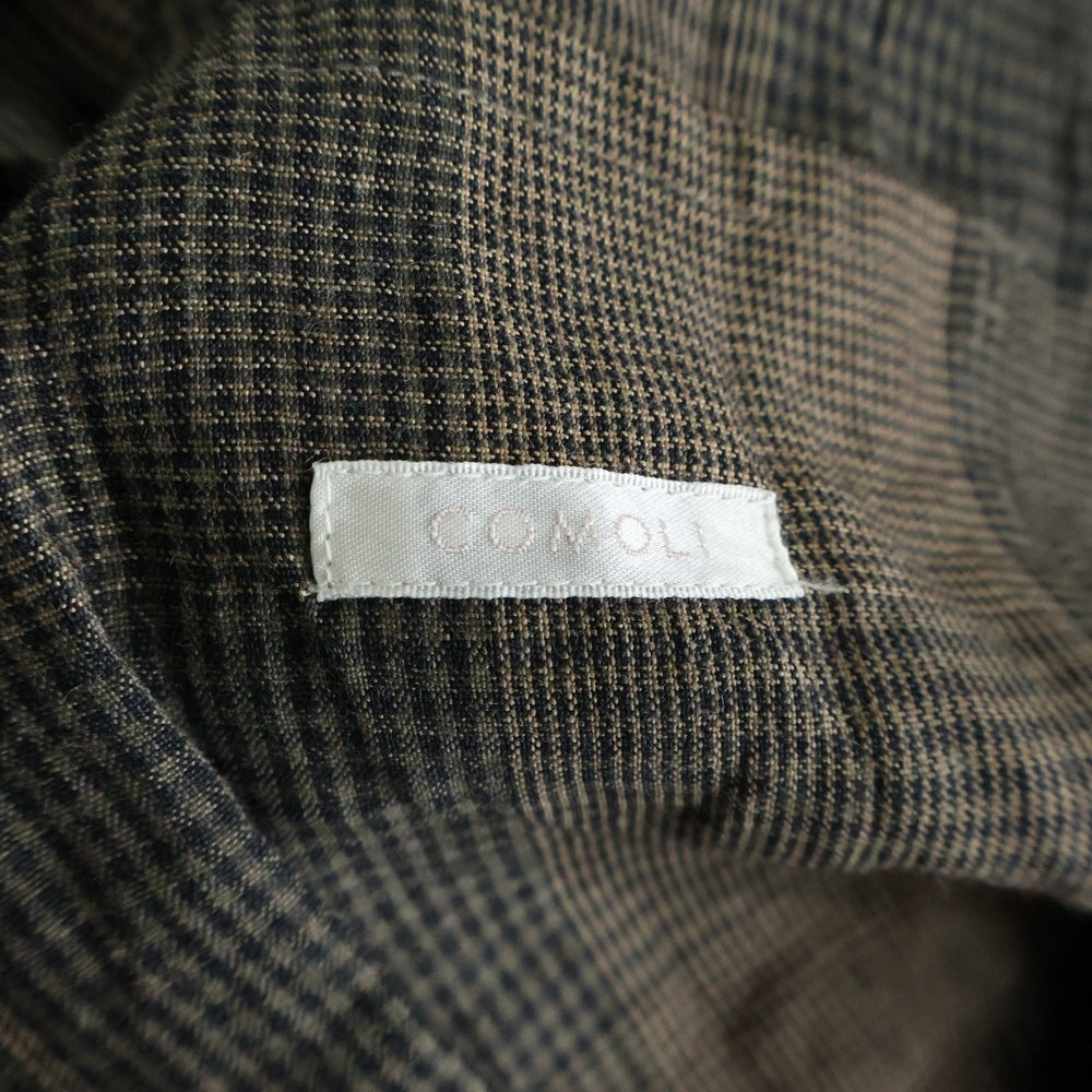 COMOLI(コモリ) 17AW ウールラミーチェックジャケット L03-01004