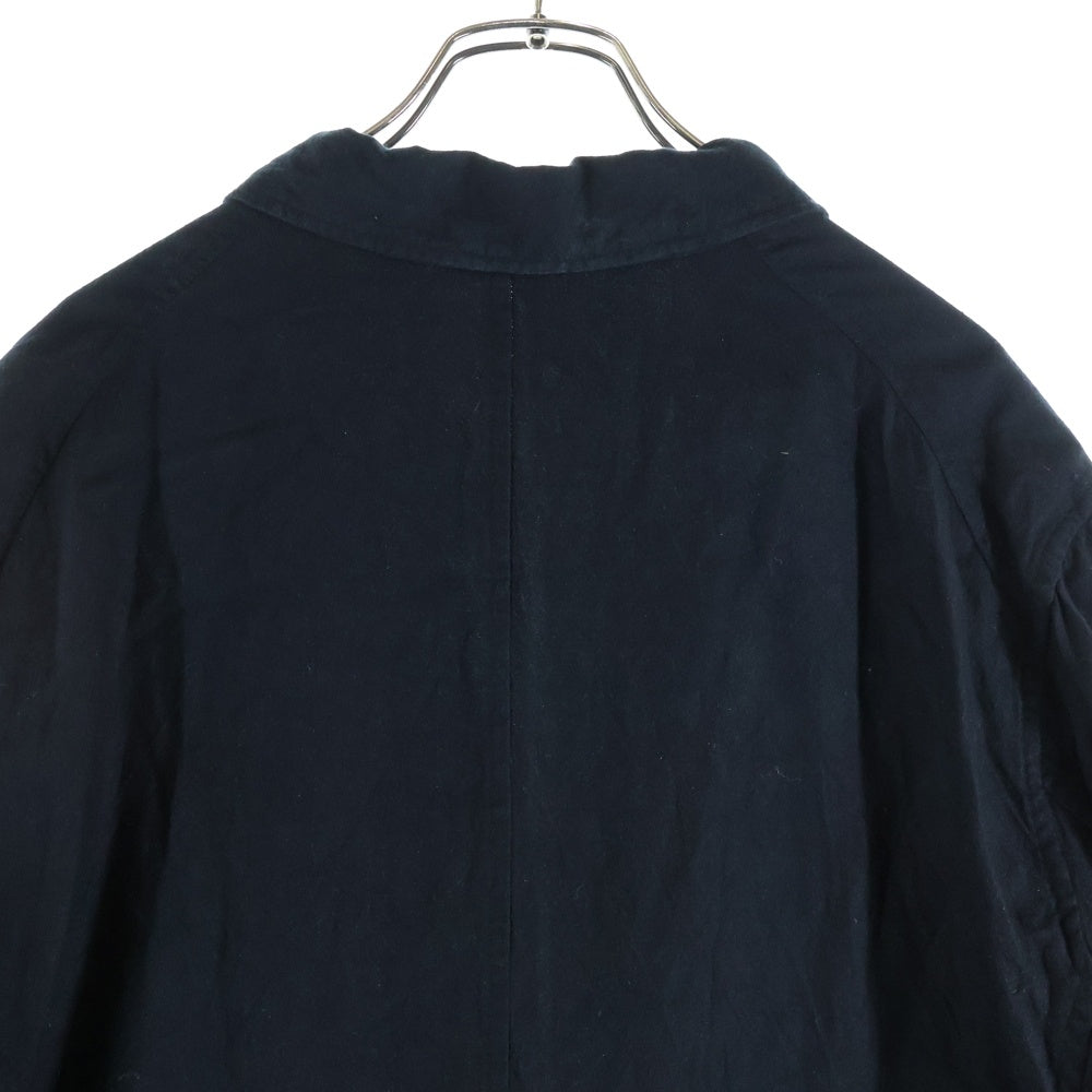COMOLI(コモリ) 22AW シルクネルジャケット W03-01003 ブラック