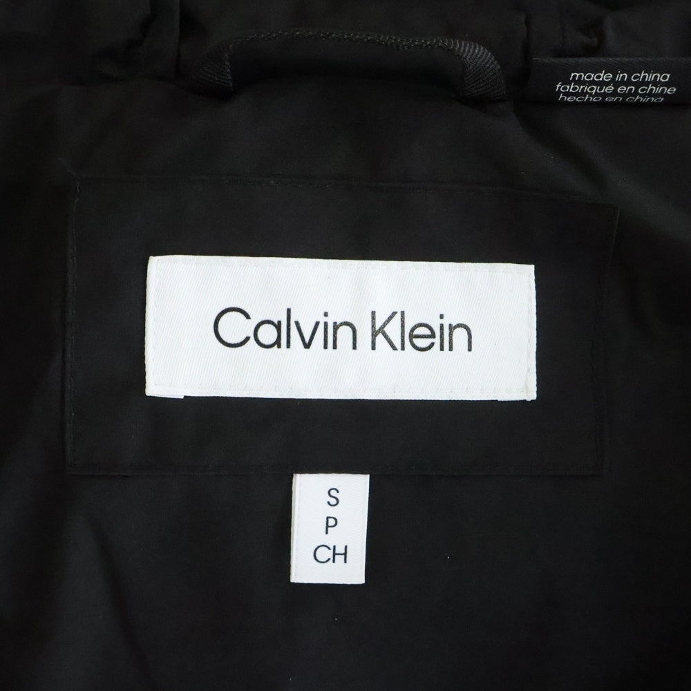 Calvin Klein(カルバンクライン) Stretch Puffer Vest ストライプベスト CM255202 ブラック