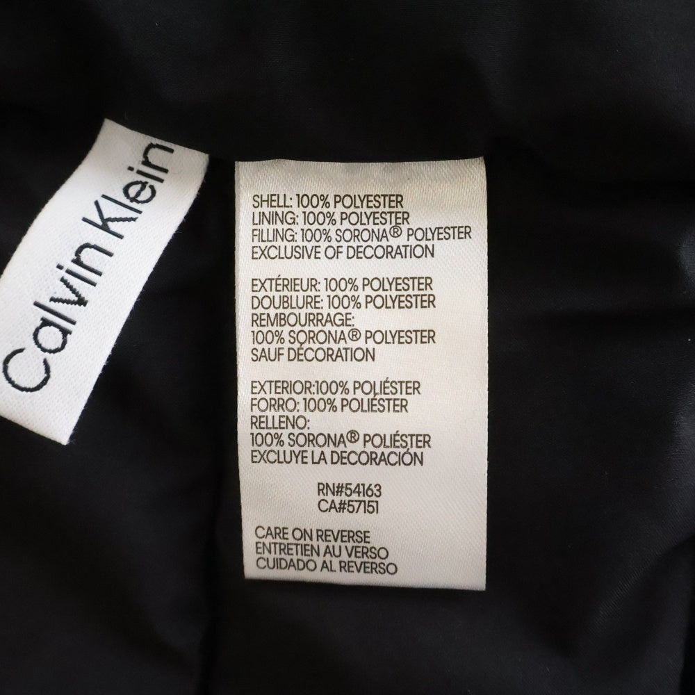 Calvin Klein(カルバンクライン) Stretch Puffer Vest ストライプベスト CM255202 ブラック