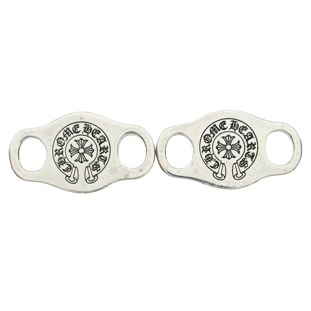 CHROME HEARTS(クロムハーツ) SHOELACE SET V1 シューレース デュブレ 2個セット シルバー BCA313