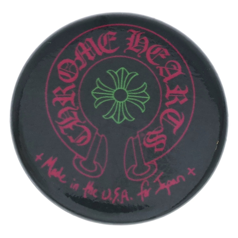 CHROME HEARTS(クロムハーツ) チャリティーノベルティ ホースシュー 缶バッチ アクセサリー ブラック