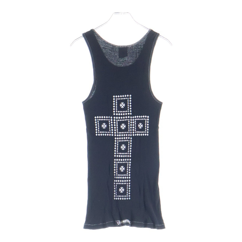 CHROME HEARTS(クロムハーツ) OLD CHプラスクロス プリントロゴ タンクトップ ブラック