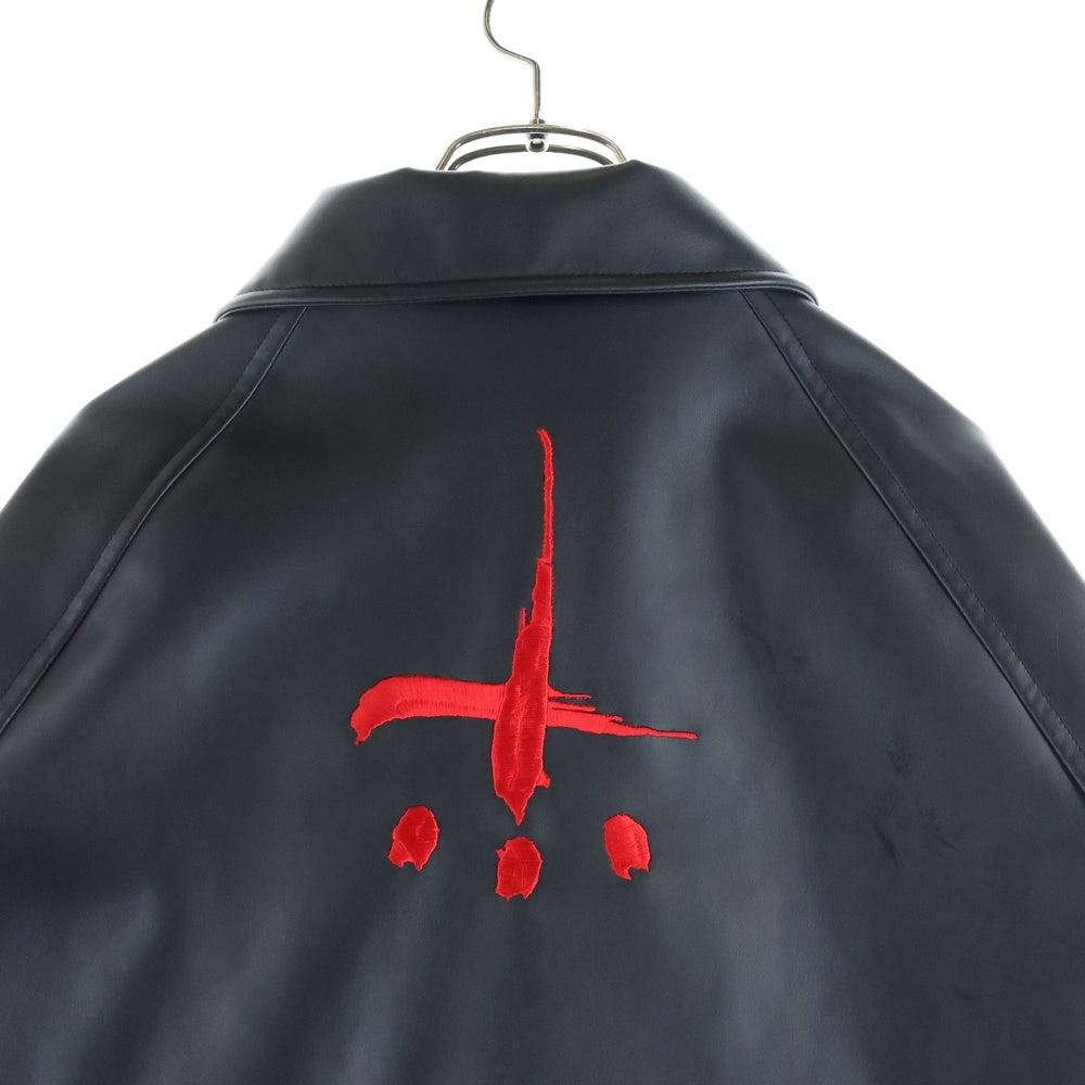 cvtvlist(カタリスト) Fake Leather Coach Jacket フェイクレザー コーチジャケット 2101110103 ブラック