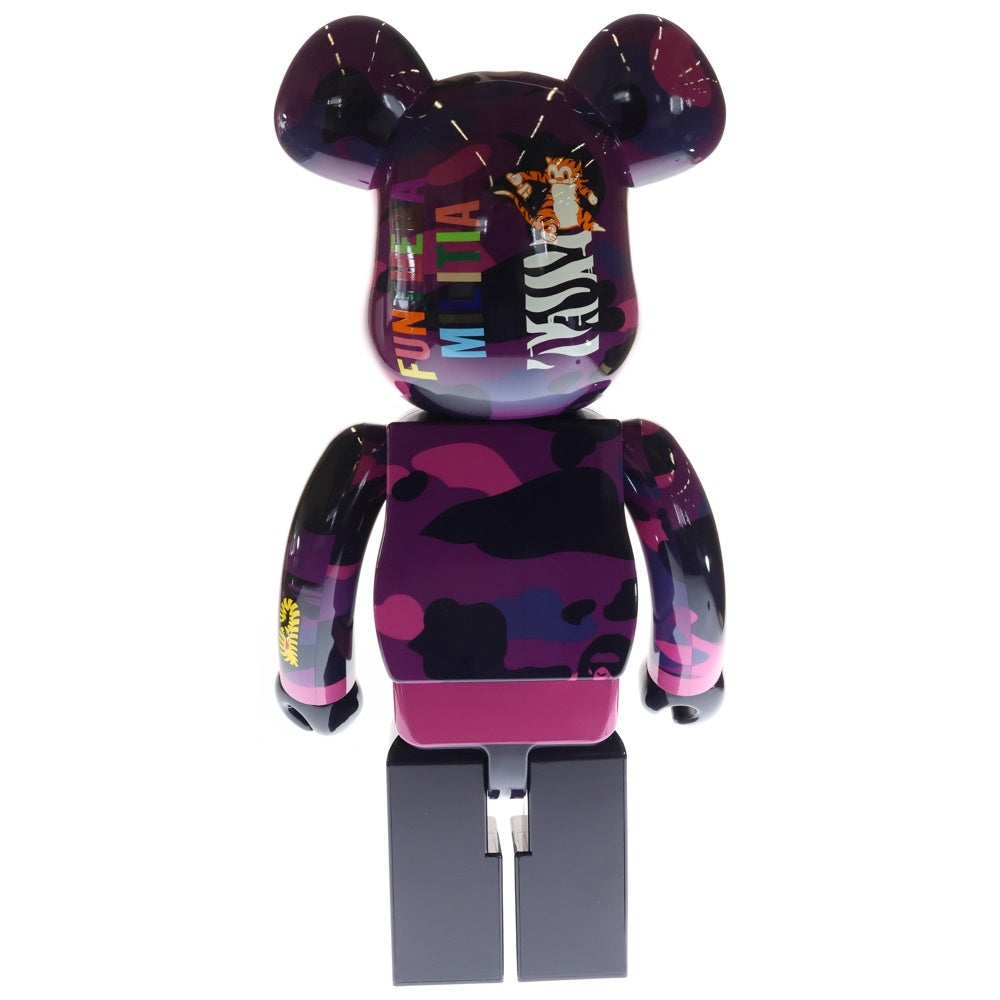 MEDICOM TOY(メディコムトイ) ×BAPE BE@RBRICK COLOR CAMO TIGER ベアブリック カラーカモ タイガー 人形 パープル