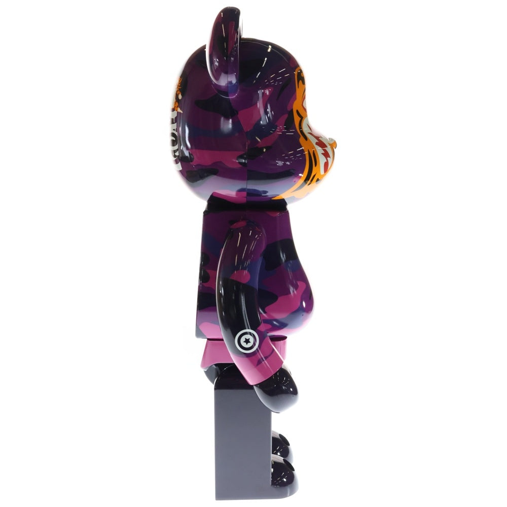 MEDICOM TOY(メディコムトイ) ×BAPE BE@RBRICK COLOR CAMO TIGER ベアブリック カラーカモ タイガー 人形 パープル