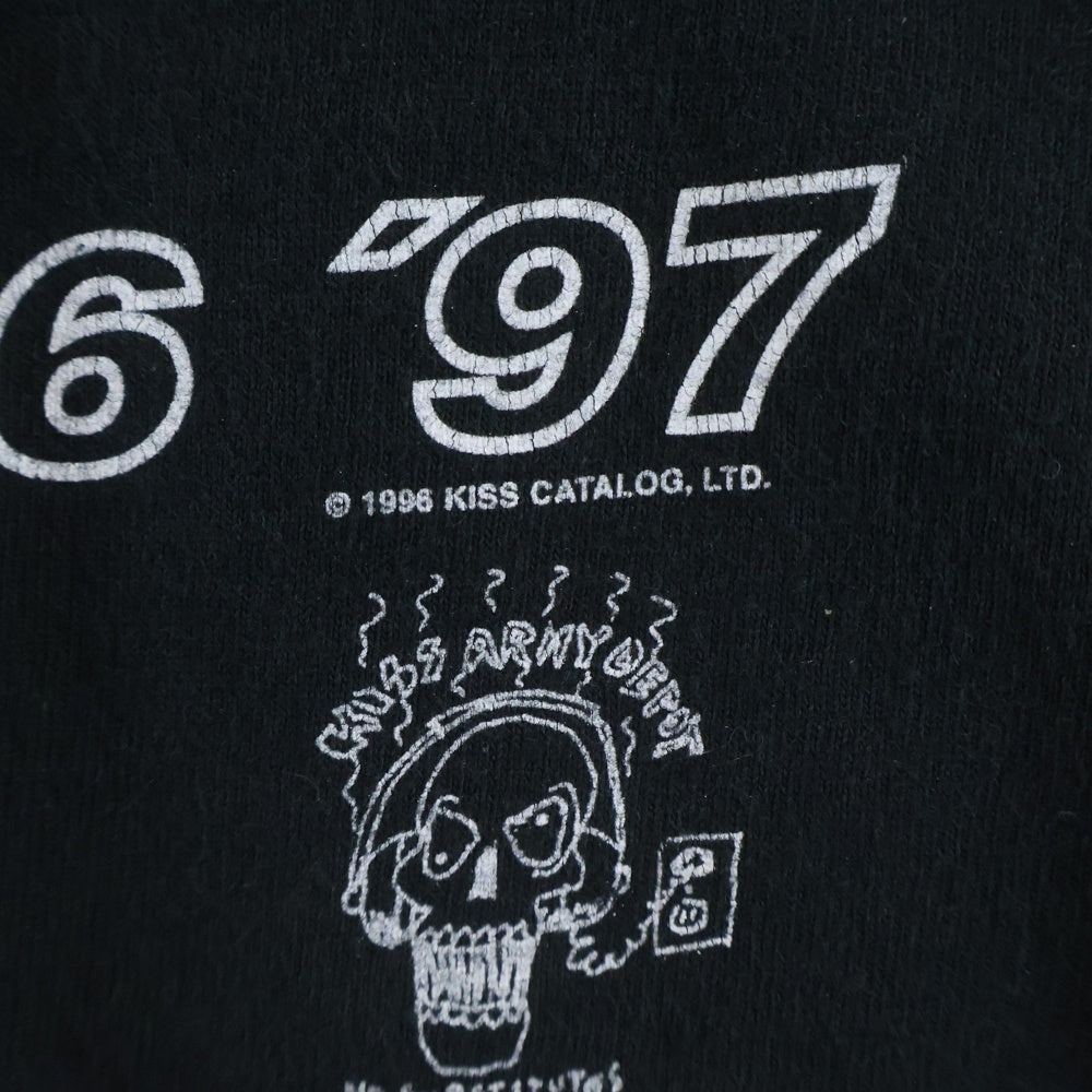 VINTAGE(ヴィンテージ) 90's KISS ALIVE WORLDWIDE TOUR 1996 キッス ツアーTシャツ 半袖 カットソー ブラック