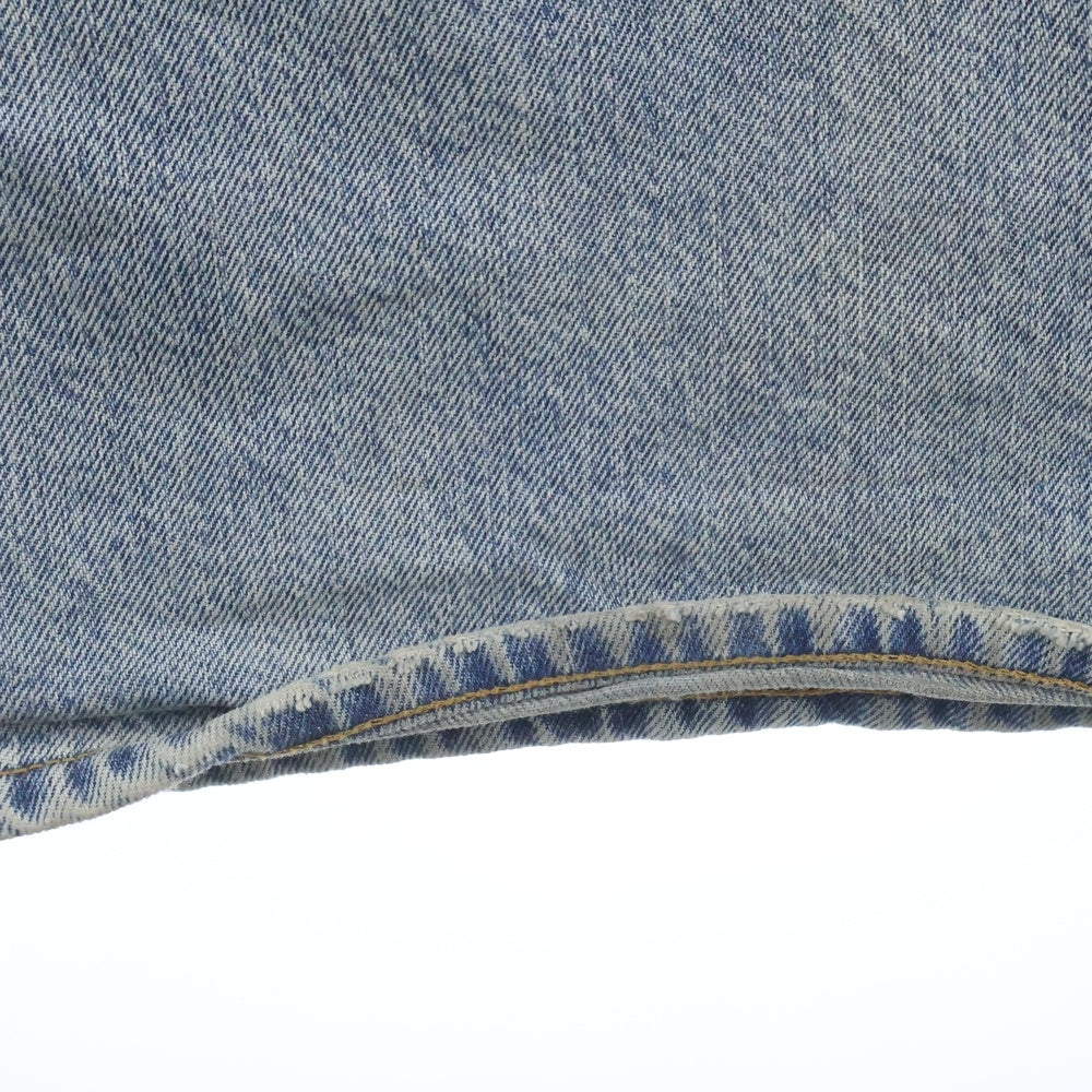 Acne Studios(アクネ ストゥディオズ) 2021M PENICILLIN ペニシリン ダメージデザイン ルーズフィット ボタンフライ デニムパンツ ジーンズ インディゴ B00403