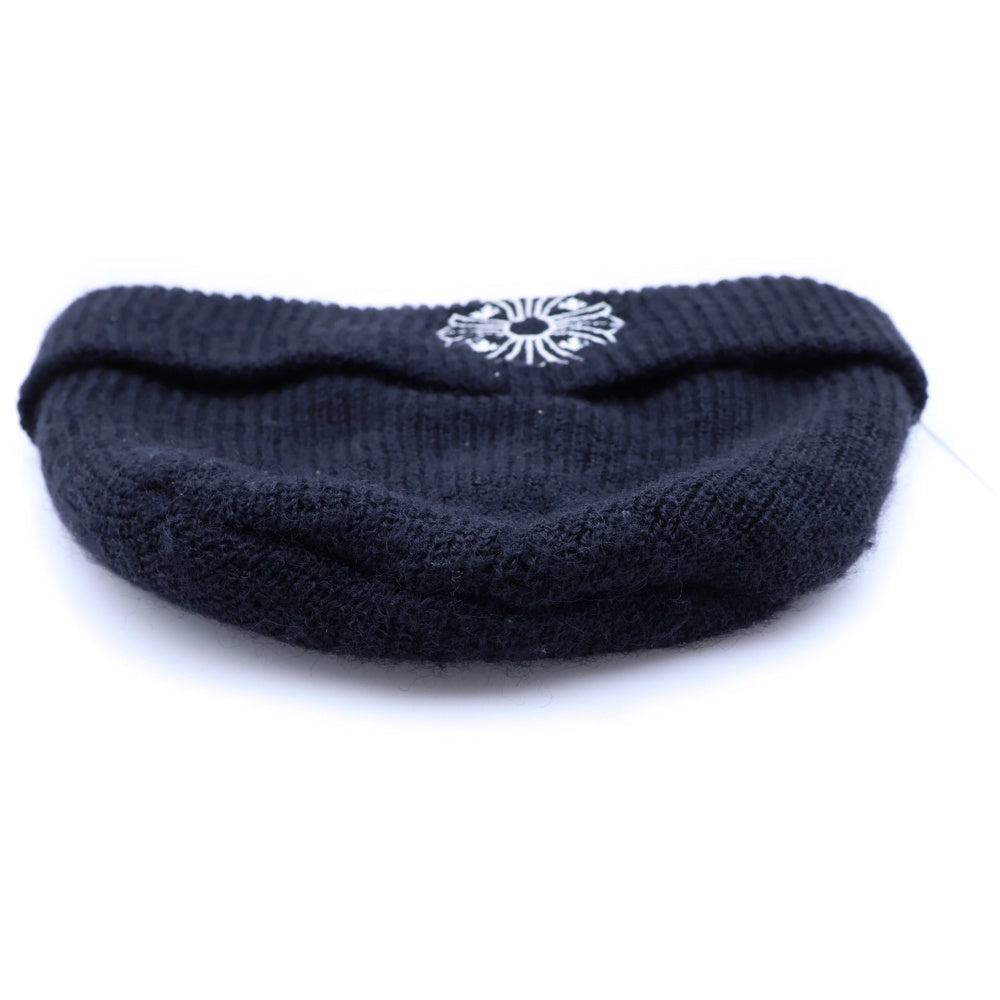 CHROME HEARTS(クロムハーツ) WATCH CAP ワッチキャップ CHプラス刺繍 ニットビーニー 帽子 ブラック