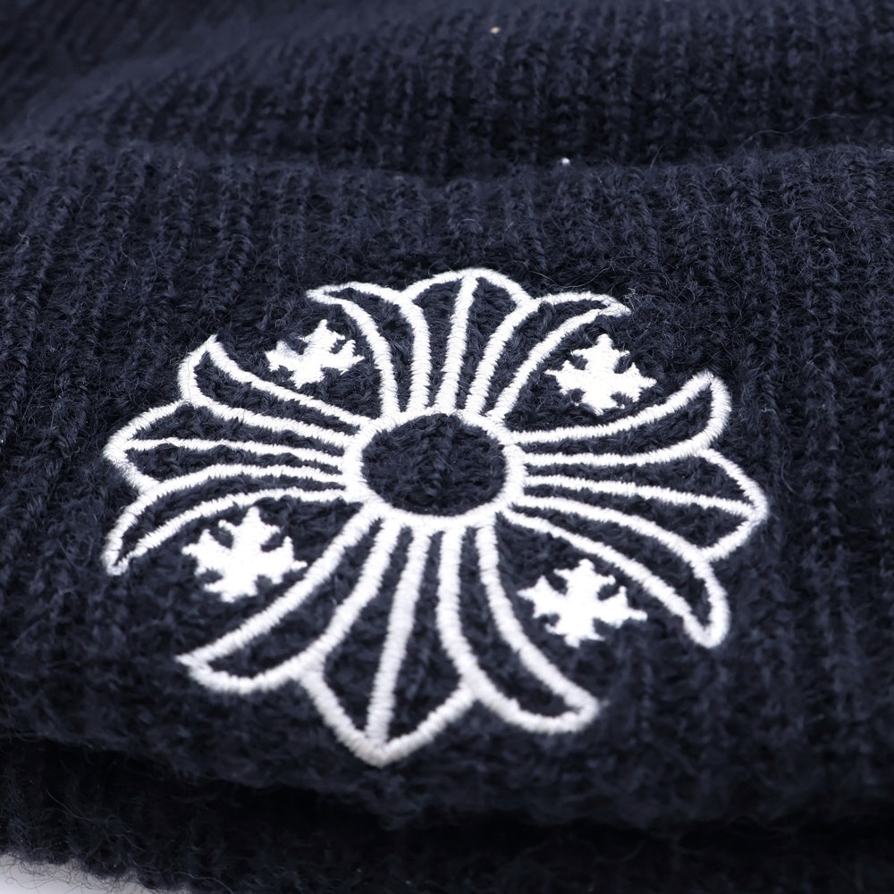 CHROME HEARTS(クロムハーツ) WATCH CAP ワッチキャップ CHプラス刺繍 ニットビーニー 帽子 ブラック
