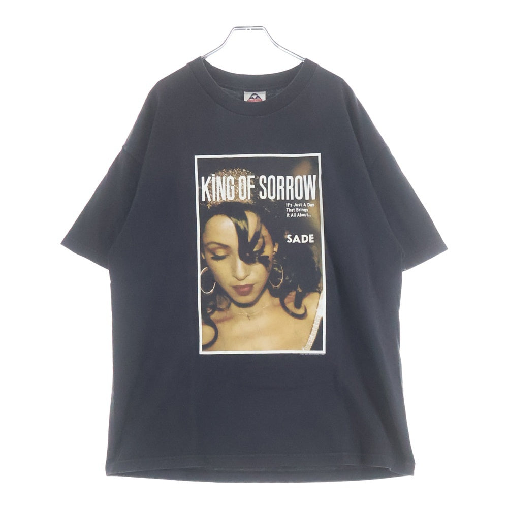 VINTAGE(ヴィンテージ) 00's SADE KING OF SORROW シャーデー キングオブサロー 半袖Tシャツ カットソー ブラック