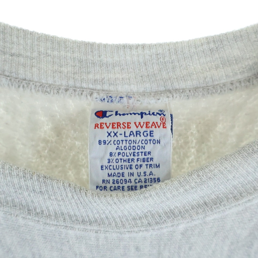 CHAMPION(チャンピオン) 90s COLUMBIA FOOTBALL Reverse Weave リバースウィーブ クルーネックスウェット グレー