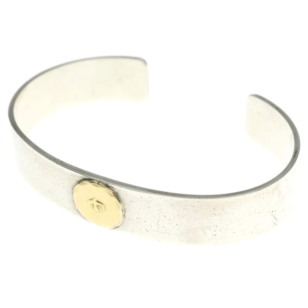 goro's(ゴローズ) 平打ちブレスM バングル シルバー/ゴールド BGA097