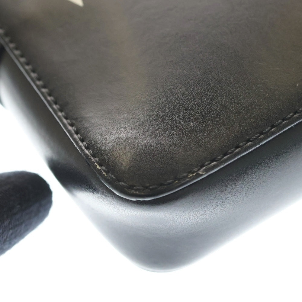 VALENTINO(ヴァレンティノ) Garavani VLTN Leather Crossbody Bag 5Y2B0943 WJW ロゴ レザーショルダーバッグ ブラック レディース