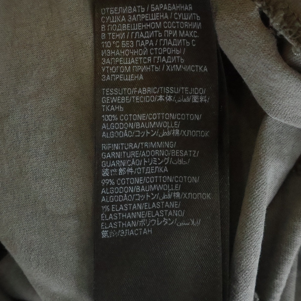 BALENCIAGA(バレンシアガ) 25SS HUMAN BEING ヒューマンビーイング ダメージ加工Tシャツ 半袖カットソー グレー 824285 TSVV1