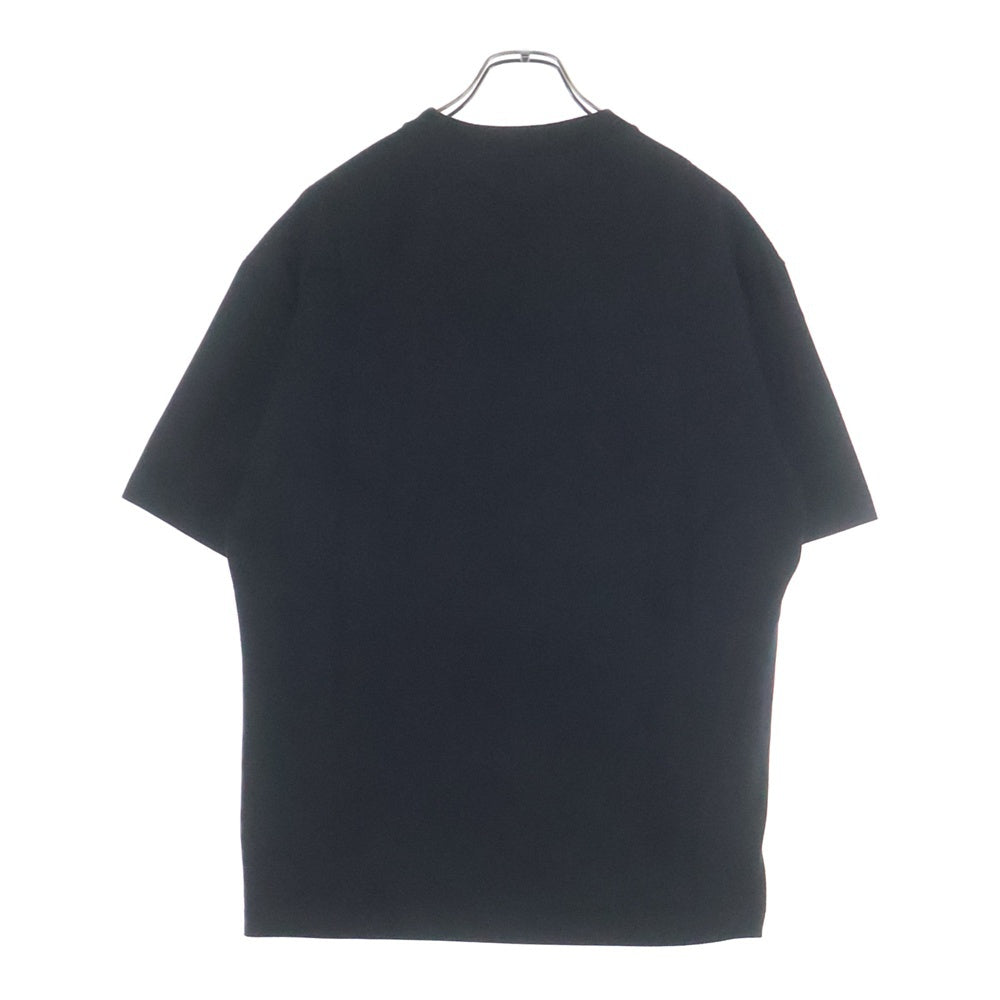 BALENCIAGA(バレンシアガ) 20SS REAL BALENCIAGA T-SHIRTH リアルバレンシアガ フロントプリント半袖Tシャツ カットソー ブラック 612966 TIVA1