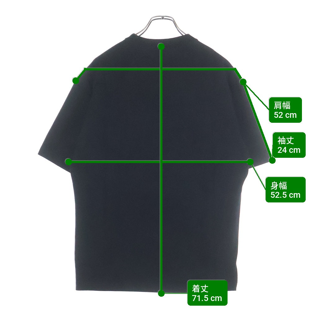 BALENCIAGA(バレンシアガ) 20SS REAL BALENCIAGA T-SHIRTH リアルバレンシアガ フロントプリント半袖Tシャツ カットソー ブラック 612966 TIVA1