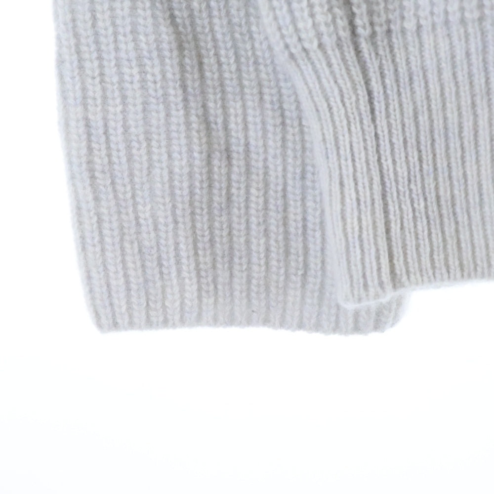 MONCLER(モンクレール) GIROCOLLO TRICOT トリコトット ロゴパッチクルーネックニット セーター グレー I20919C00016